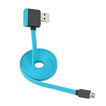 Reiko 39&quot; MICRO-USB Cable With Female Adapter - Retail Package -Blue - £3.81 GBP