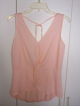 Maurices Ladies SLEEVELESS/TWISTED Front Thin Stretch TOP-S-NWT-$25-CUTE-TIE - £9.04 GBP