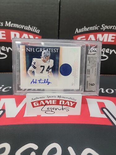 Primary image for 2010 Playoff National Treasures NFL GREATEST Bob Lilly Auto Patch /25 BGS 9/10