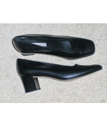 Enzo Angiolini Black Leather Heel Shoes 8.5  - £19.95 GBP