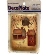 Light Switch Plate Single Decorative Country Birdhouses DecoPlate Made U... - $16.69