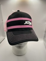 Kawasaki Jet Ski Hat Pink And White Trucker Adult Raised Embroidered NEW - $18.94