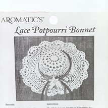 Vintage Craft Patterns, Lace Potpourri Bonnet, Aromatic Publication 1980s - $7.85