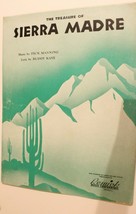 Vintage Sierra Madre Sheet Music 1947 - £3.20 GBP