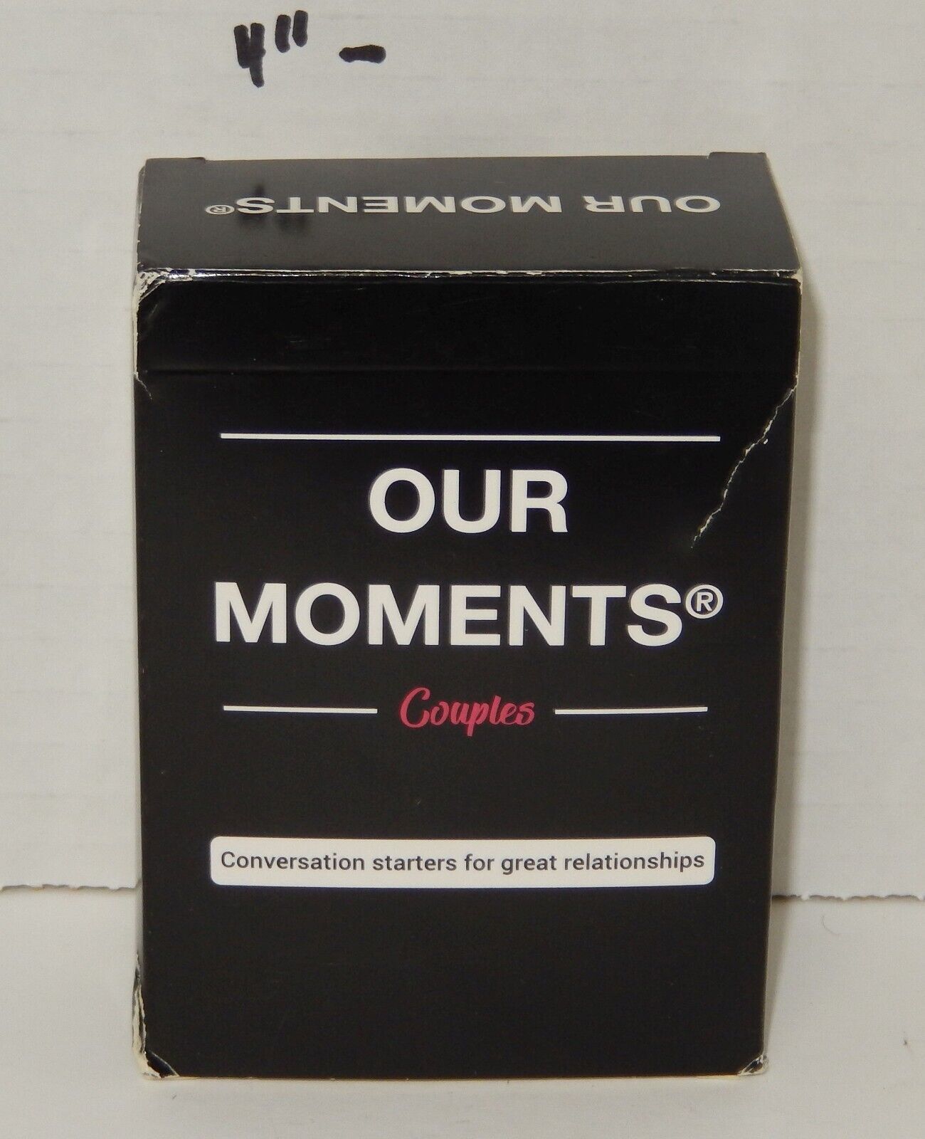 Our Moments Couples Conversation Staters For Great Relationships Card Game - $10.44