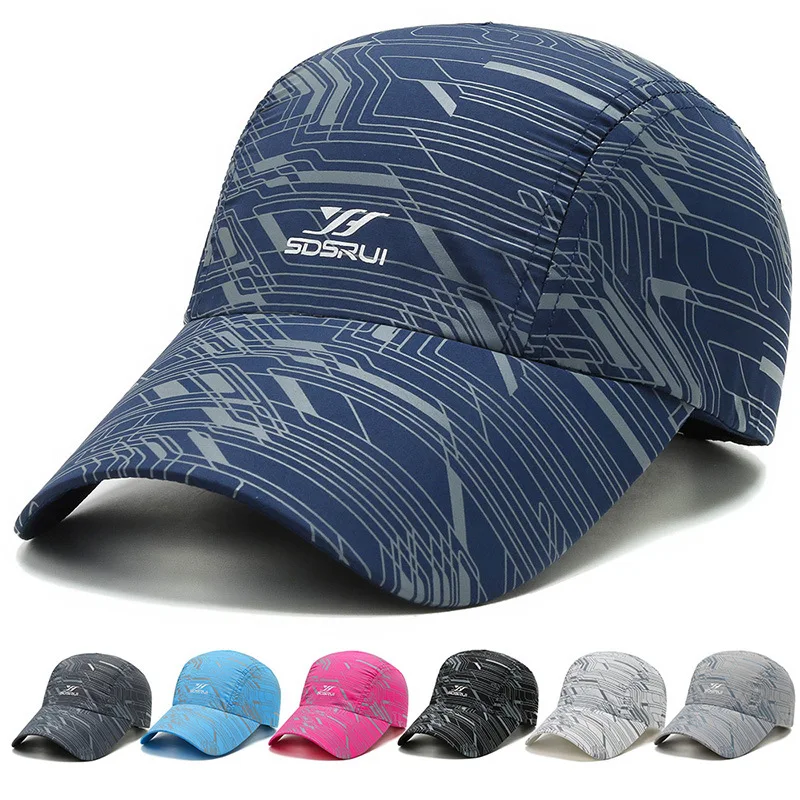 Summer Quick Drying Breathable Ultra-Thin Women Men&#39;s Baseball Cap Outdoor - £6.37 GBP