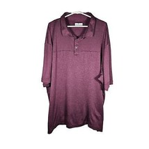 Grand Slam Performance Mens Golf Polo Shirt Eggplant Purple Size 3XLT - $17.06