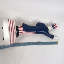 Patriotic Uncle Sam Musical Figurine Star Spangled Banner 4th of July - £14.24 GBP