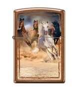 Zippo Lighter - Horses Stampede Toffee - 854447 - £27.37 GBP