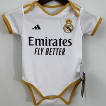 2023-24 Real Madrid Home Baby Infant Crawl Suit - £23.17 GBP