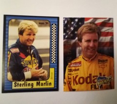 2 Sterling Marlin NASCAR Maxx 1990s Race cards lot - £1.95 GBP