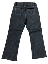 FYLO Women Denim Size 12 Studded Rhinestone  Pockets Straight Wide Leg M... - £10.39 GBP