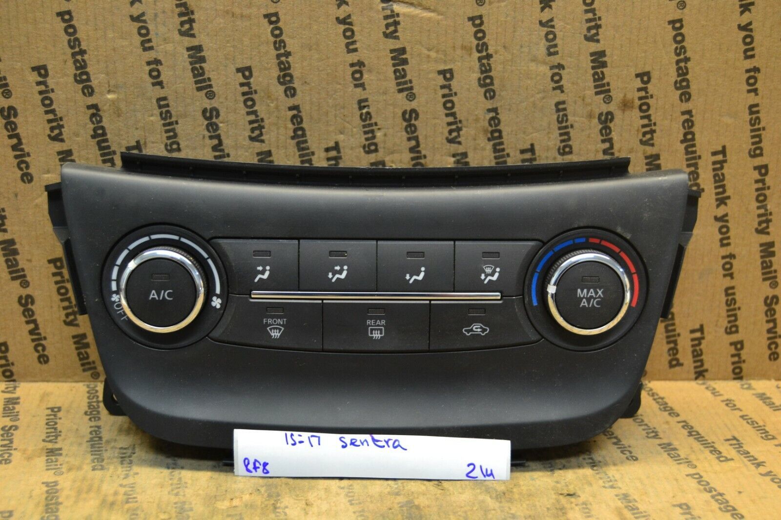 15-16 Nissan Sentra AC Heat Temperature Control 275004AT2A Switch 214-8F8 - $4.99