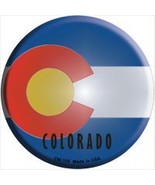 Colorado State Flag Novelty Metal Mini Circle Magnet CM-105 - €11,05 EUR
