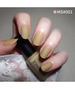 Mocha Fashion Color Long Lasting Quick Dry Matte Nail Lacquer - $152.12 MXN