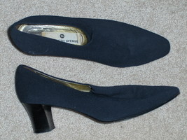 Saks Fifth Avenue Black Pumps Heel Shoes 8.5 - £31.50 GBP