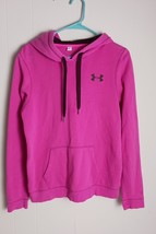 Under Armour Woman’s Sz M Hoodie Pink Pullover Front Pocket Pouch - $244.20 MXN