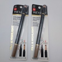 LOT OF 4 Revlon Colorstay Brow Shape &amp; Glow 265 BLONDE - $15.83