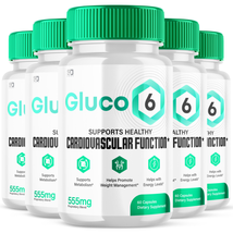 (5 Pack) Gluco6 Blood Pills, Gluco6 Supplement Blood Sugar Health (300 Capsules) - £88.06 GBP