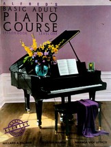 Alfred&#39;s Basic Adult Piano Course Lesson Book Level One by Willard A. Palmer - £4.47 GBP