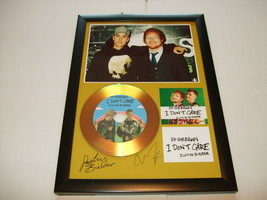 Justin Bieber / Ed Sheeran Signed Gold Cd Disc - £13.33 GBP