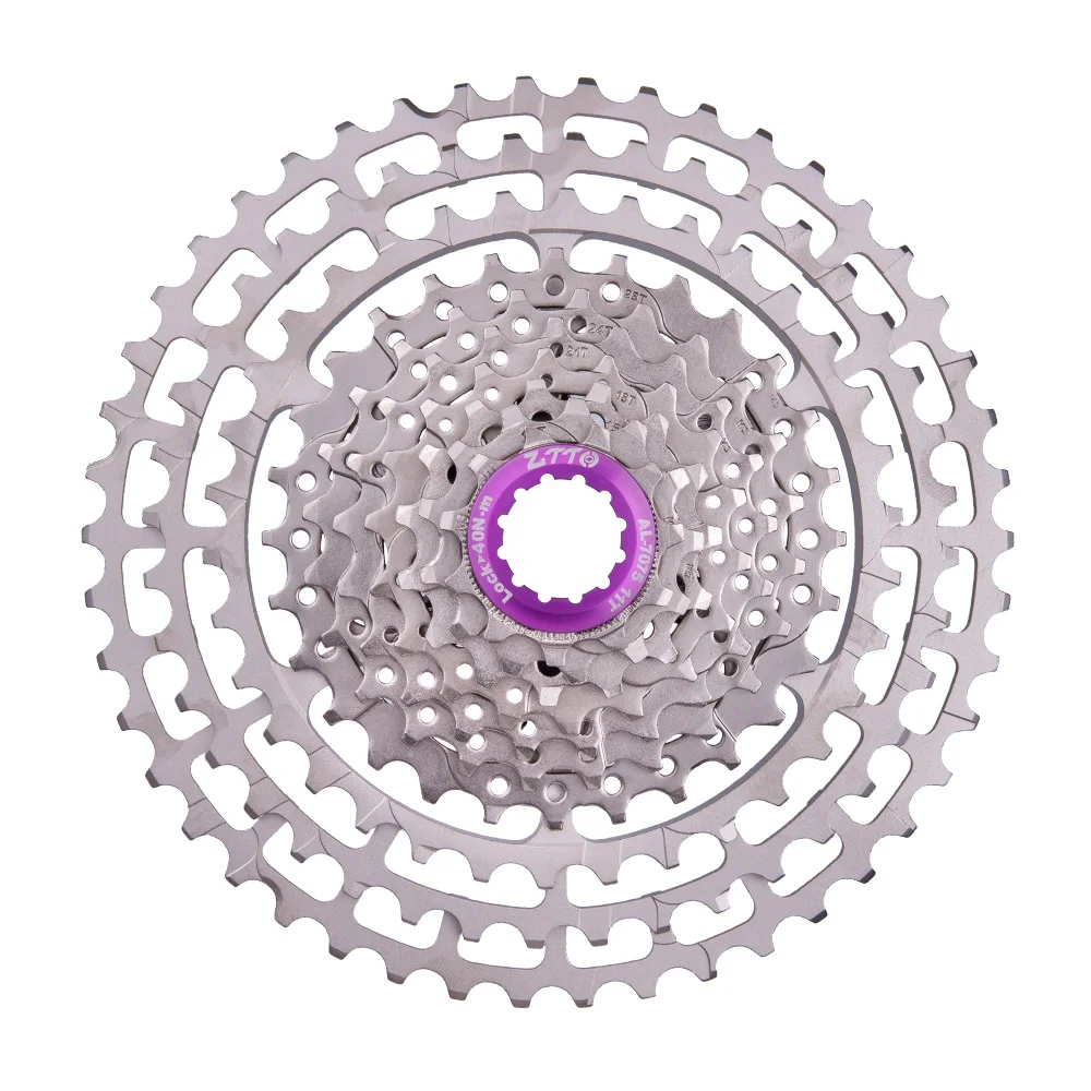 Sporting ZTTO SLR MTB 10 Speed Bicycle CAette 11-46T Ultralight Freewheel 10spee - £46.36 GBP