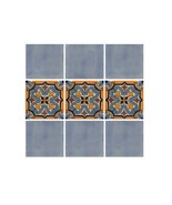 Mexican Talavera Ceramic Tiles Barroco Handcrafted - Villafranco1 -  (yo... - $199.00
