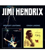 Jimi Hendrix Midnight Lightening &amp; Crash Landing Rare CD (2 Albums on On... - £15.84 GBP