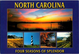 Postcard North Carolina Four Seasons of Splendor Photo Card 6 x 4 Inches - £3.88 GBP