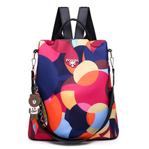 Fashion Multifunction Anti-Theft Backpack Waterproof Oxford Backpacks for Teenag - £37.21 GBP