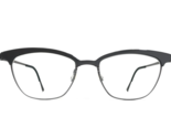 Lindberg Eyeglasses Frames 9819 U14 Shiny Grey Matte Dark Purple 48-18-135 - $277.19