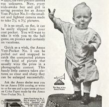 Ansco Cameras And Speedex Film NY 1917 Advertisement Antique Photography... - $363.77 MXN