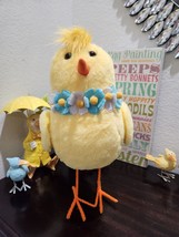 LARGE Easter Spring Felt Chick Bird Tabletop Home Decor 16&quot; Tall - £31.57 GBP