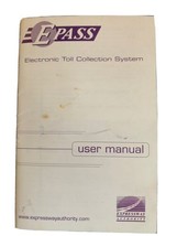 Vintage Epass Electronic Toll Collection System User Manual - £3.78 GBP