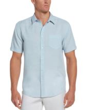 Cubavera Men&#39;s Travel Select Linen Blend Short Sleeve Button-Down Shirt 4XLT NWT - £21.83 GBP