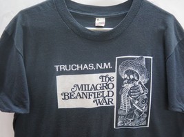 Vintage 80s Milagro Beanfield War T Shirt Book Movie Promo Sz XL Rare Redford - £113.86 GBP