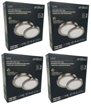 Artika Lumo 4 Pack 8&quot; LED Closet Light with Motion Sensor, Brushed Nicke... - €21,60 EUR