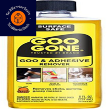 Goo Gone Adhesive Remover - 8 Ounce - Surface 8 Fl Oz (Pack of 1), Yellow  - £16.78 GBP