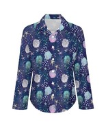 Mondxflaur Ocean Seashell Women Long Sleeve Shirt Summer Elegant Fashion... - $32.91 CAD