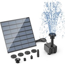 DIY Solar Water Pump Kit for Water Feature Outdoor Solar Powered Water Fountain  - £28.24 GBP