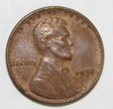 1951  penny - $9.49