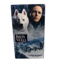 Walt Disney Iron Will VHS 1994 Movie Kevin Spacey Wolves Outdoors Advent... - £6.78 GBP
