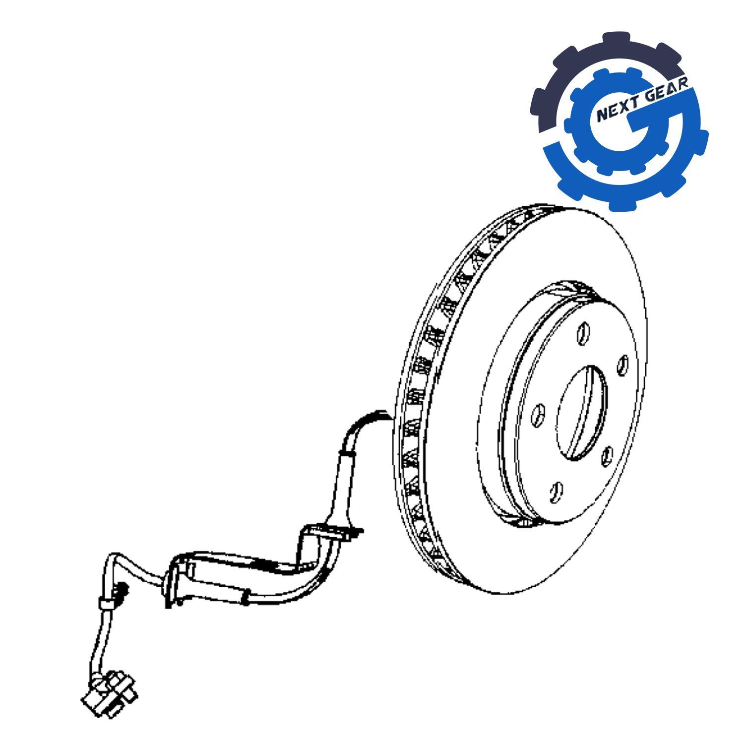 New OEM Mopar Front LH RH Brake Rotor for 2015-2021 Jeep Compass 2AMV7974AA - $74.76