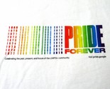 Rare Google Pride Forever LGBQT+ Rainbow White T-shirt by Next Level App... - $128.00