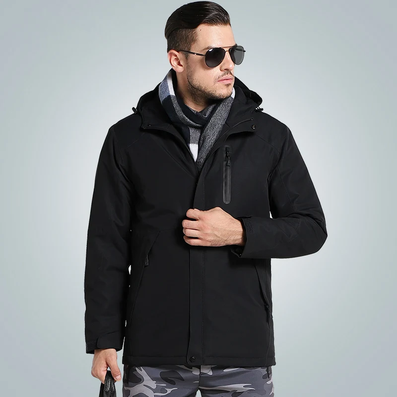Winter Warm Hi Jackets Men Women Smart Thermostat Hooded Heated Clothing Male Wa - £221.66 GBP