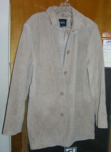 Women Bernardo Beige Size Large Suede Jacket  - £23.90 GBP