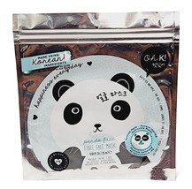 Oh K! Korean Panda FIBRE FACE MASK Green Tea &amp; Apple Skin .84 oz/25mL Ne... - $240.15 MXN