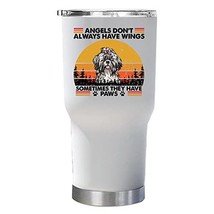 Puppy Shih Tzu Dogs Angel Have Paw Tumbler 30oz With Lid Gift For Pet Lover, Pin - £23.49 GBP