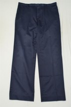 Banana Republic 36 x 34 Navy Blue Non Iron Tailored Slim Fit Dress Pants - £19.76 GBP