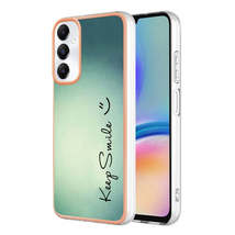 For Samsung Galaxy A05s Electroplating Marble Dual-side IMD Phone Case(Smile) - £3.94 GBP